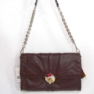 NEW $78 RAMPAGE Brown Handbag Shoulder Bag Purse